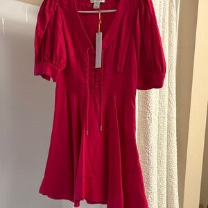 House of Harlow 1960 bright pink dress